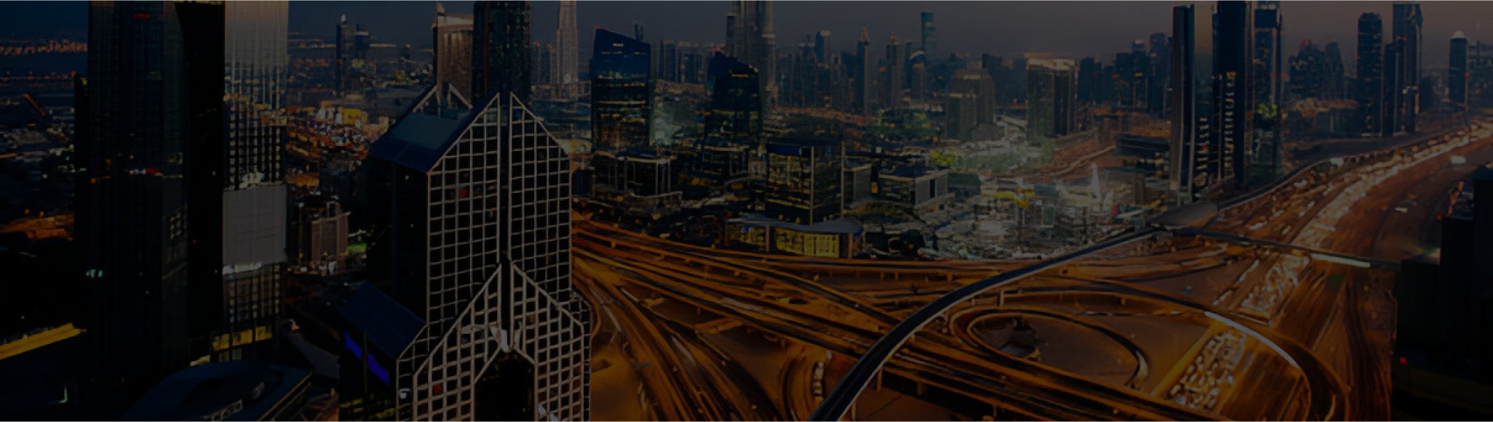 City skyline background